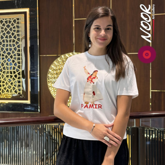 T-shirt With Traditional Tajik Print