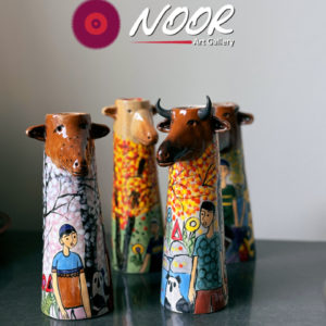 Animal Painted Vases